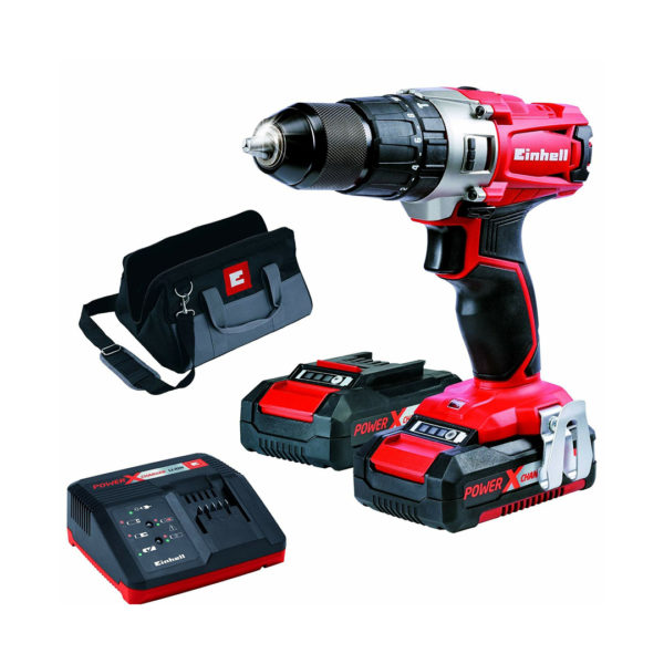 Taladro Percutor Inalámbrico Einhell TE-CD 18/2 Li-i Kit