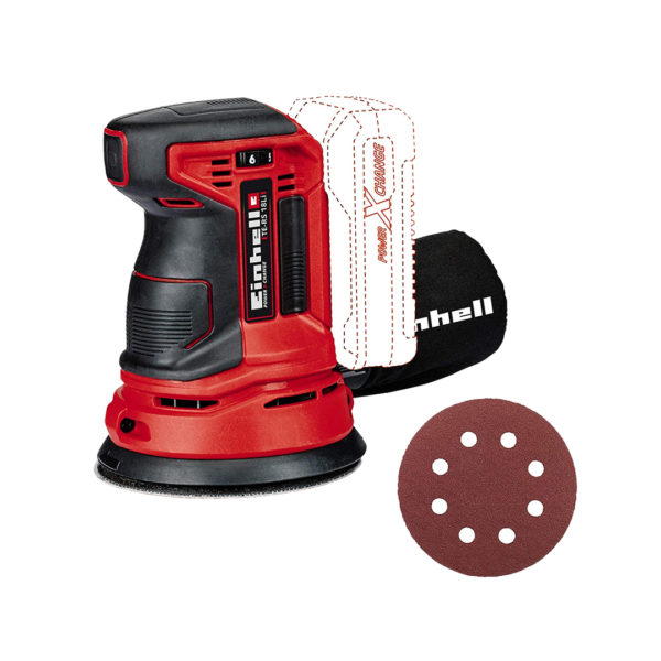 Lijadora orbital inalámbrica 18V TE-RS 18 Li Einhell