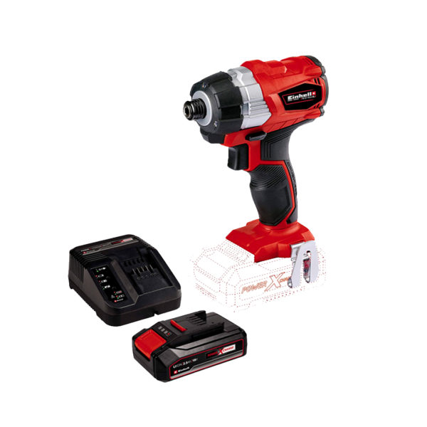 kit Atornillador de Impacto Einhell TE-CI 18 Li Brushless