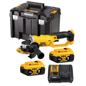 Esmeril Angular Inalambrico Dewalt DCG412M2 20V + 2 Baterías y Maleta