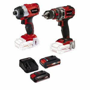 Kit Taladro Percutor y Atornillador de Impacto Einhell Brushless