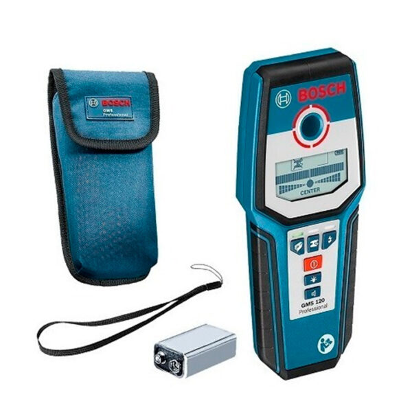 Detector de Materiales GMS 120 Alimentación de tensión 1 x 9 V 6LR61 Bosch
