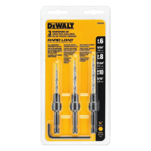 Set brocas avellanadoras Dewalt DW2535