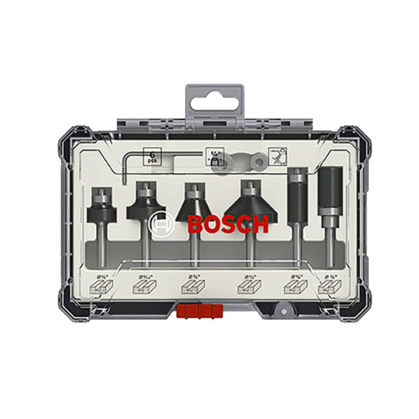 Set de fresas bordes Bosch 6 piezas