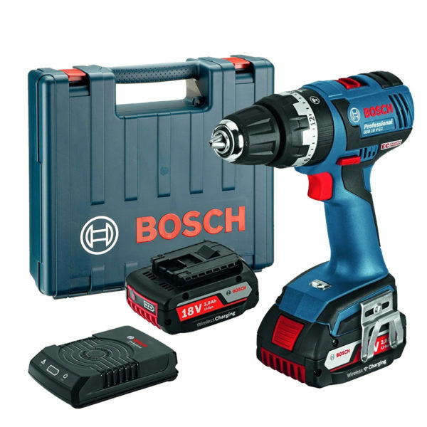Taladro Percutor Bosch Gsb 18 V-ec + Cargador Inductivo