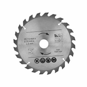 Disco Einhell 8" - 24 dientes 210 x 30 x 2,5