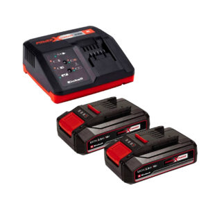 Kit Cargador + Twin Pack 2 Baterías 2,5 AH - 18V Einhell