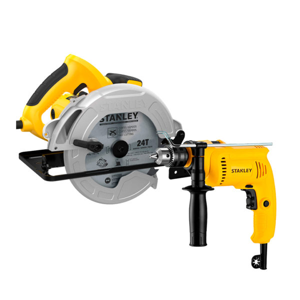 Sierra Circular 1600w + Taladro Perc. 600w Stanley Sc16