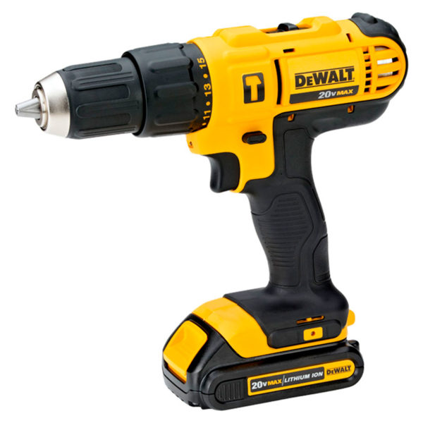 Taladro Percutor Atornillador 20v + 2 Bat Dewalt Dcd776c2-b2
