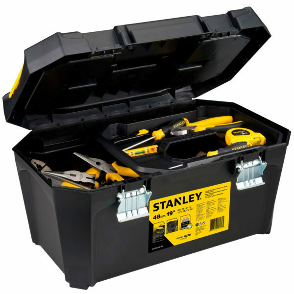 Taladro Rotación 12v + Caja + 3 Herr. Stanley Scd121s1-promo
