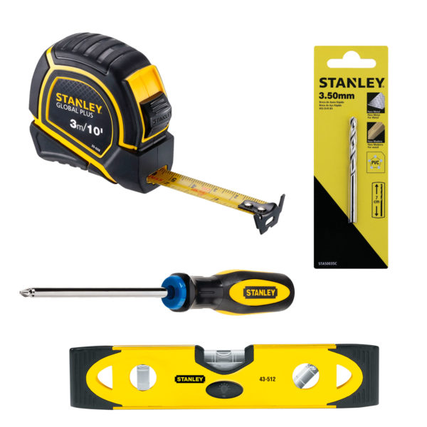 Taladro Rotación 12v + Caja + 3 Herr. Stanley Scd121s1-promo