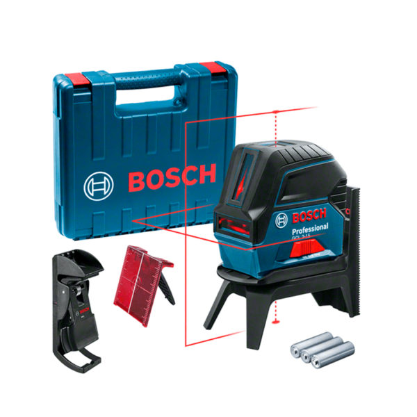 Nivel Laser Rojo Bosch GCL 2-15 + Base + Soporte + Maletín