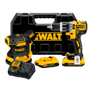Taladro Perc. + Lijadora 20v + 2 Bat Dewalt Dcd796d2-dcw210b