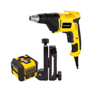 Atornillador Drywall Stanley STDR5206 + Nivel Laser Stanley STHT77502