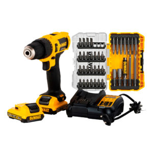 Taladro Percutor 12v + Set 37 Pzs Dewalt Dcd716d2-dw2163