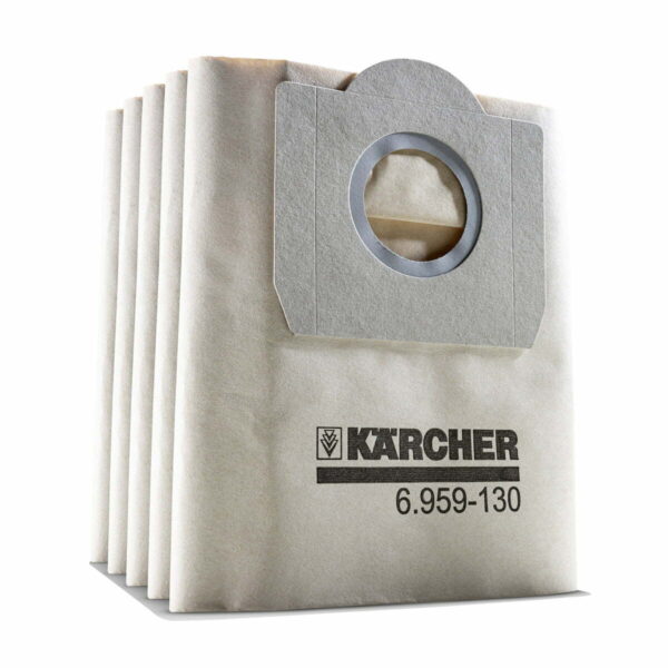 Set 5 Bolsas De Papel Aspiradora Karcher Wd3-se4001-nt 20