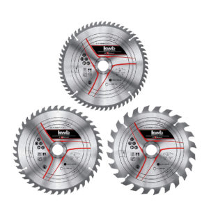 Set 3 Discos para madera 250x30mm KWB