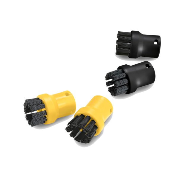 Set 4 Cepillos redondos para vaporizadora Karcher