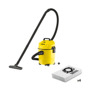 Aspiradora Polvo y Agua Karcher WD1 + 5 Bolsas de Papel