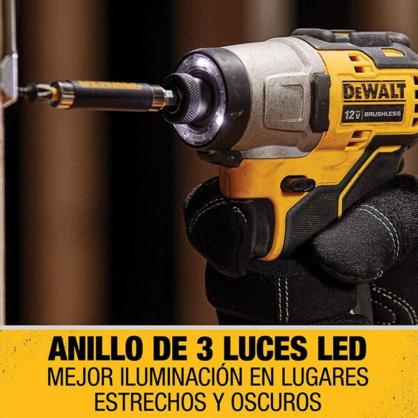Atornillador De Impacto Dewalt Dcf801b-b3 - Sin Baterías