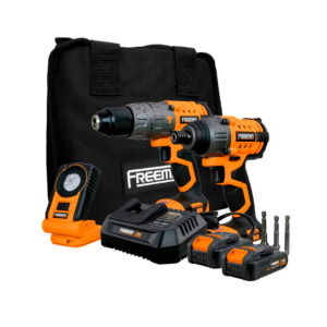 Pack Taladro + Atornillador Impacto Freeman 20V