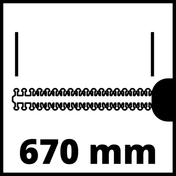 Cortasetos eléctrico Einhell GE-EH 7067 - 700 Watts