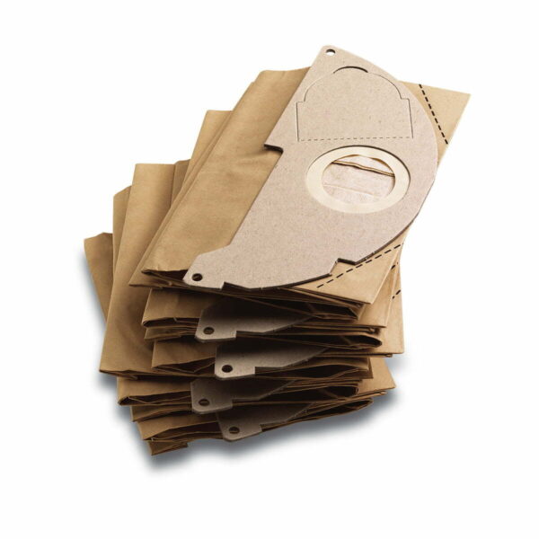Set 5 Bolsas de Papel Aspiradora Karcher WD2