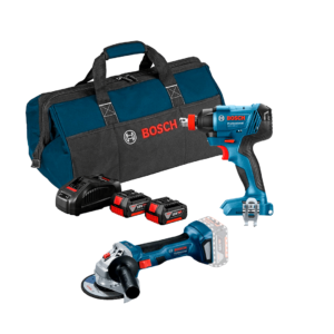 kit llave de impacto gdx 180 + esmeril gws 180 + 2 Baterias Bosch