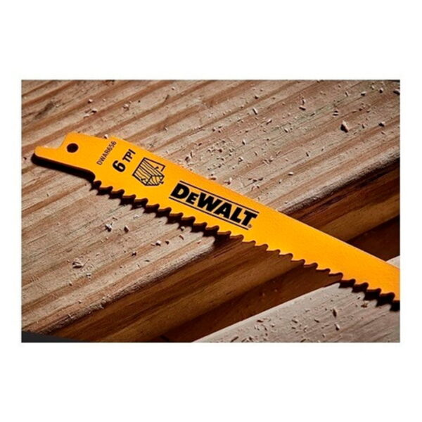 Set 6 Hojas De Sierra Sable Madera y Metal Dewalt Dw4856