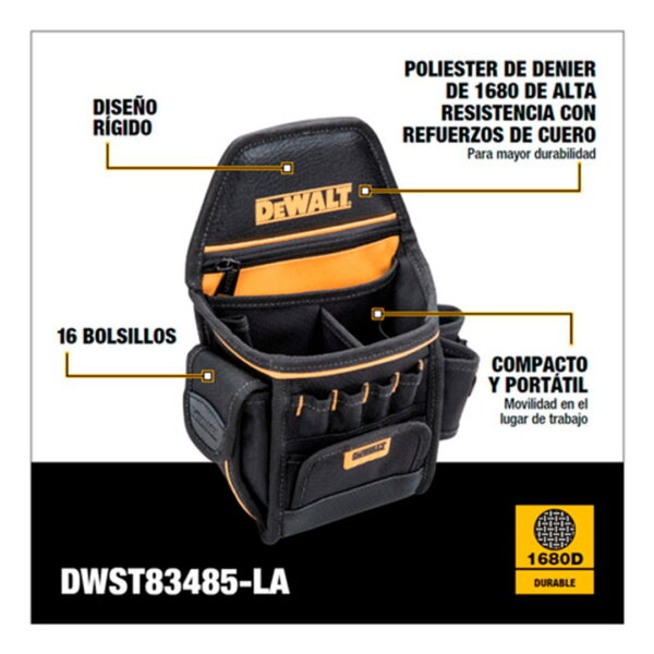 - Bolso De Herramientas 16 Bolsillos Dewalt Dwst83485-la