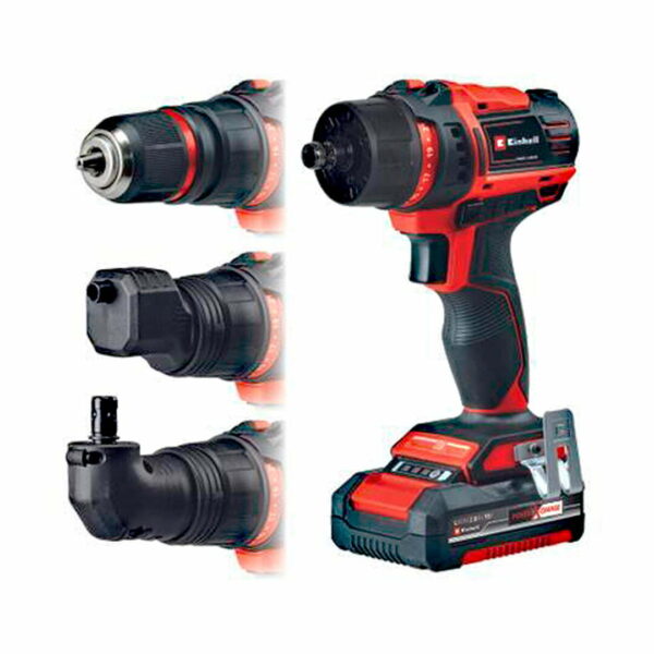 Kit Taladro Einhell TE-CD 18/45 3X-Li +22 1x2,0Ah