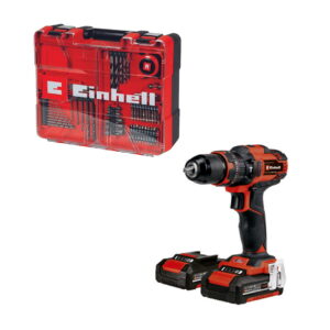 Kit Taladro Percutor Einhell TE-CD 18/40 Li Kit + 64 Accesorios