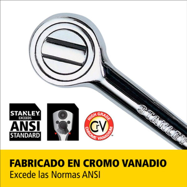 Juego De Dados 23pzs Mando 1/2 Stanley 86-531