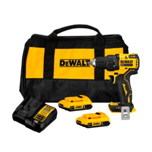 Taladro Atornillador Atomic 20v + 2 Bat Dewalt Dcd708d2-b2