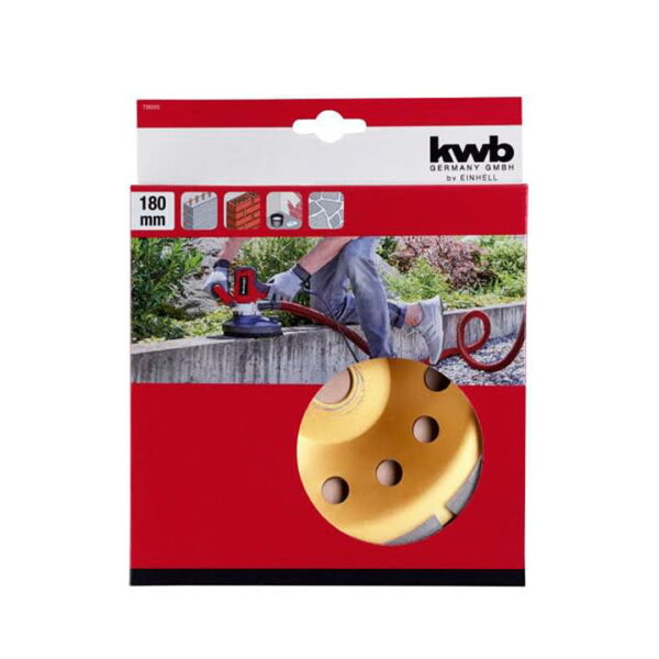 Disco de Copa diamantado 180mm KWB