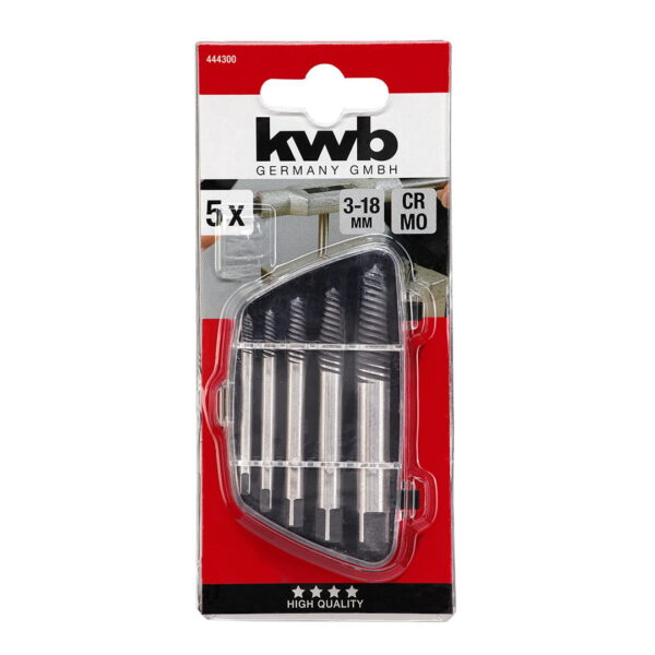 Set 5 Sacatornillos KWB
