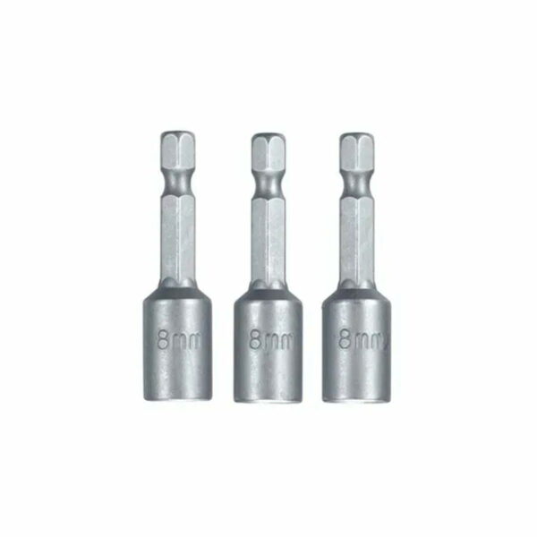 SET 3 DADOS MAGNETICO 8 MM (5/16) KWB 105150
