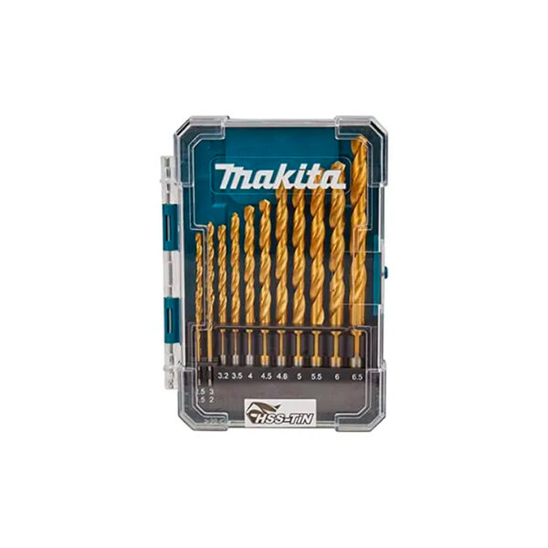 SET BROCA HSS-TiN METAL SURTIDO 13 PCS ECO Makita D-72855