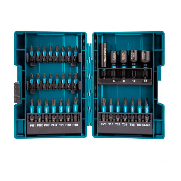 Set De Puntas y Dados 35pzas Impact Black Makita B-66880