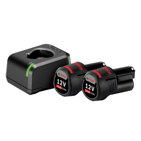 Kit Cargador + 2 Baterías 2 AH Bosch 12V