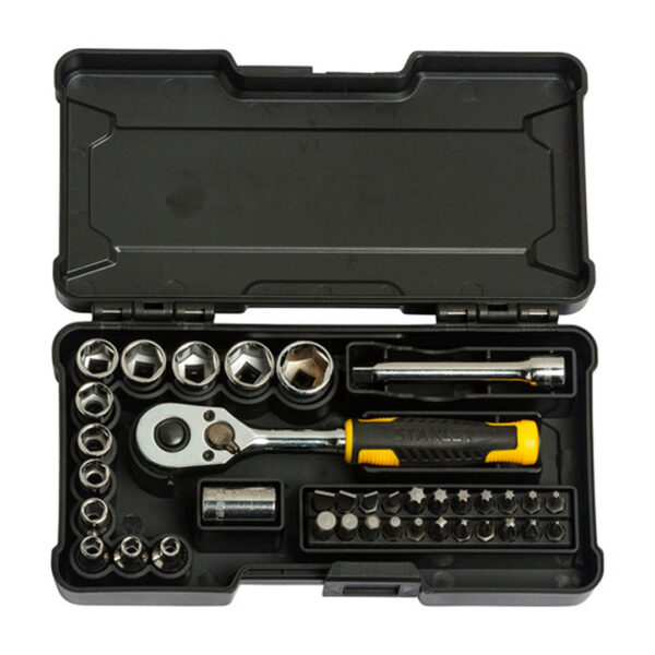 Set Mecánico 37 Piezas 1/4' Stanley Stmt82672-0