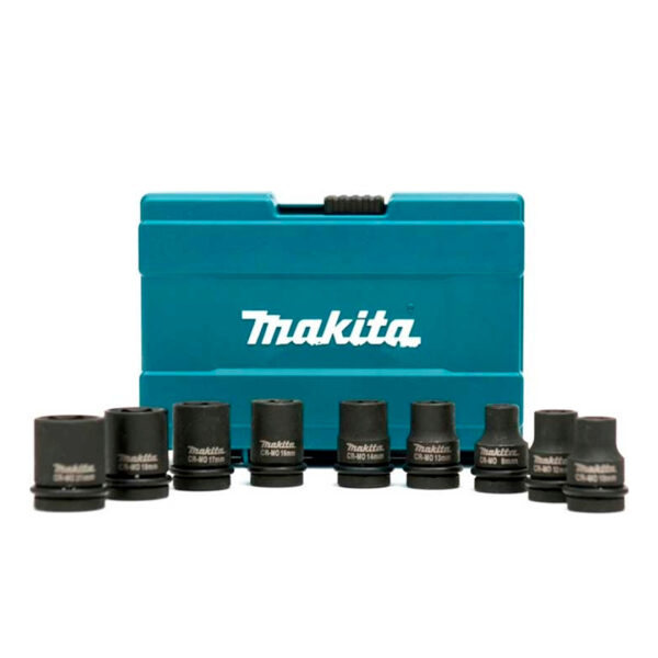Set 9 Dados de Impacto Makita B-66232 - toma de 1/2"