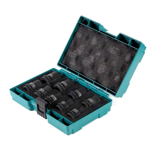 Set 9 Dados de Impacto Makita B-66232 - toma de 1/2"