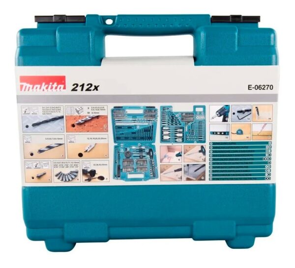 Set 212 Piezas Brocas Y Puntas Mz Makita E-06270