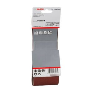 Set 3 Lijas de Banda Bosch 75X533 Grano 100