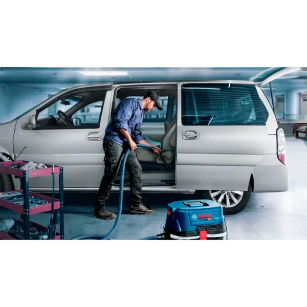Aspiradora C/Toma Corriente Bosch GAS 12-25 PL - 1.250 Watts