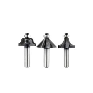 SET 3 FRESAS MOLDURA 1/4 KWB 757020