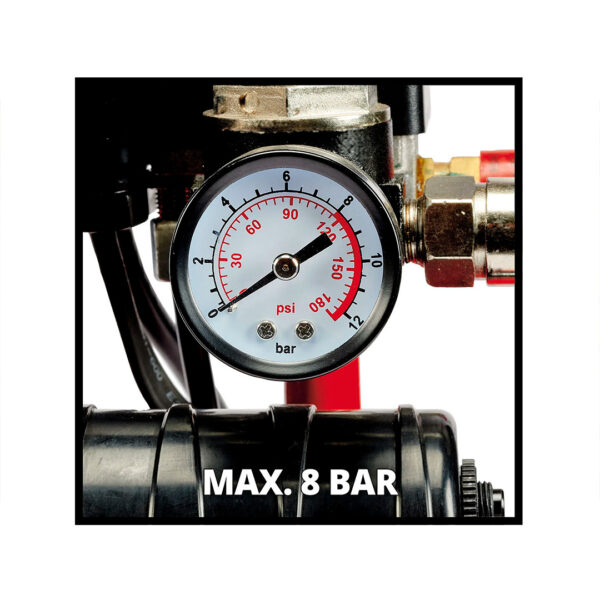 Compresor Einhell TE-AC 6 Silent - 6Lts - 8 Bar
