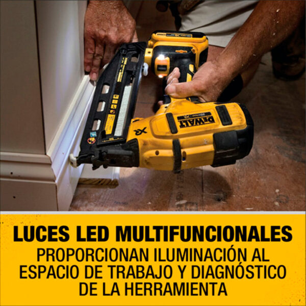 Clavadora De Acabado Angular 20v Dewalt Dcn660b - Sin Baterías