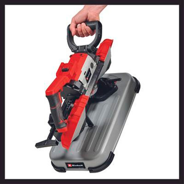 Sierra de Cinta Inal. con Soporte Einhell TE-MB 18/127 U Li Solo - Sin Baterías